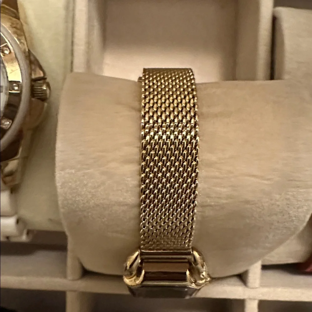 Coach Gold Rectangular Face Watch - Picture 2 of 4